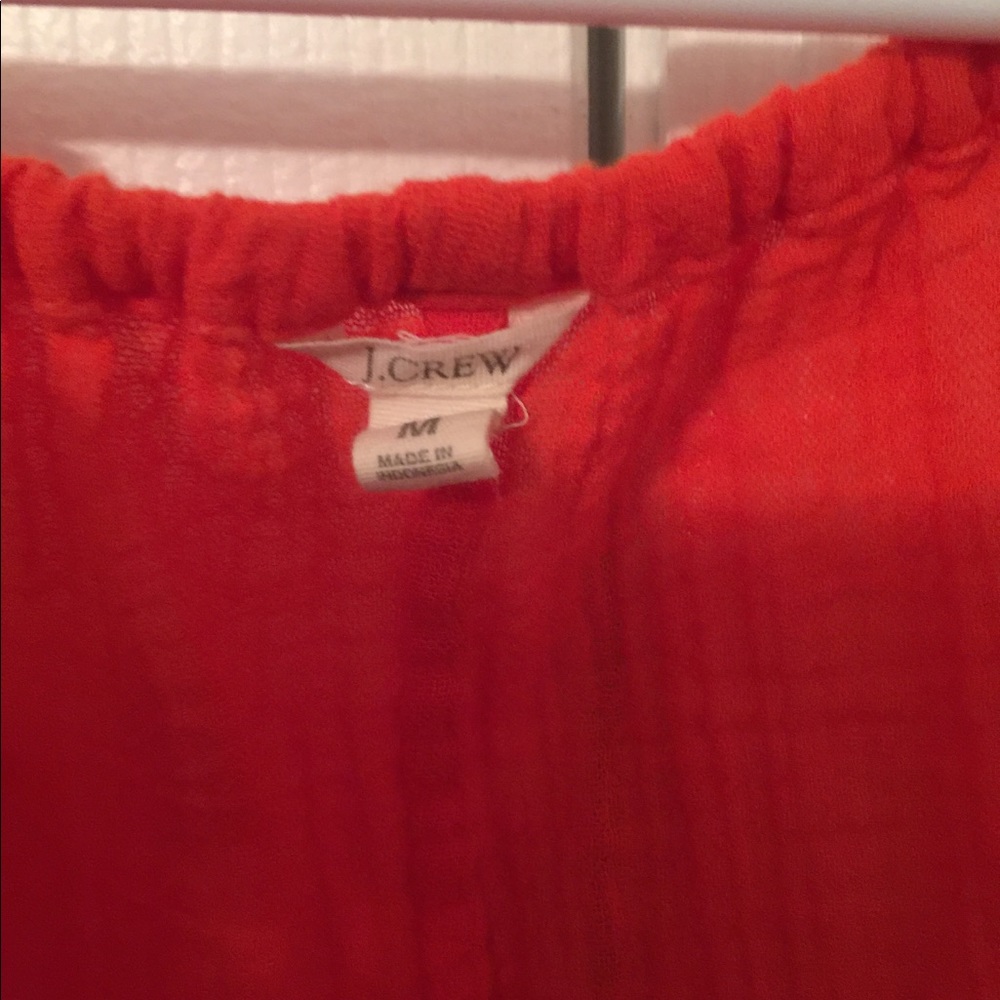 J Crew peasant top in great condition